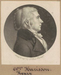 William Henry Harrison door Charles B. J. Févret de Saint Mémin
