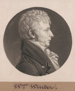 William Henry Winder door Charles B. J. Févret de Saint Mémin
