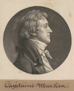 William MacRea door Charles B. J. Févret de Saint Mémin