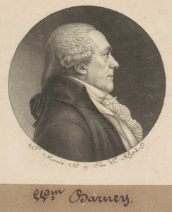 William Stevenson Barney door Charles B. J. Févret de Saint Mémin