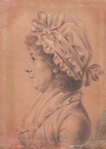 Ann Pine Decatur door Charles Balthazar Julien Févret de Saint-Mémin