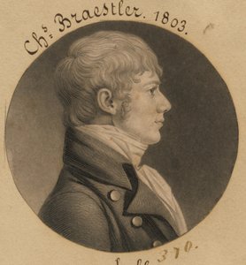 Charles Braestler door Charles Balthazar Julien Févret de Saint-Mémin