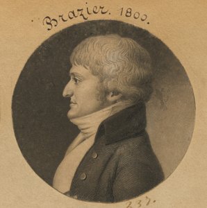 Claude Amable Brasier door Charles Balthazar Julien Févret de Saint-Mémin