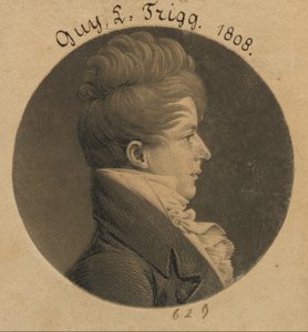 Guy L. Trigg door Charles Balthazar Julien Févret de Saint-Mémin