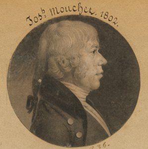 Joseph Mouchet door Charles Balthazar Julien Févret de Saint-Mémin