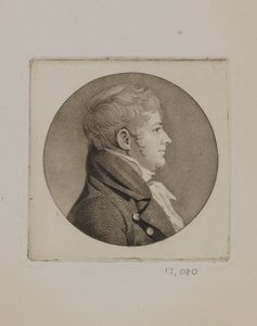 Rechter Joseph Hopper Nicholson door Charles Balthazar Julien Févret de Saint-Mémin