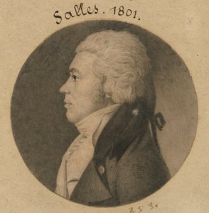 Lewis Salles door Charles Balthazar Julien Févret de Saint-Mémin