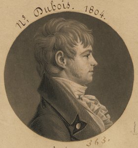Nicholas DuBois door Charles Balthazar Julien Févret de Saint-Mémin