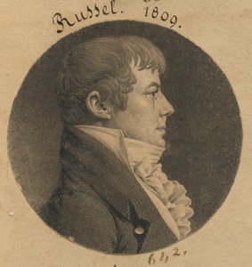 Mogelijk Nathaniel Russell of J. Dawson door Charles Balthazar Julien Févret de Saint-Mémin