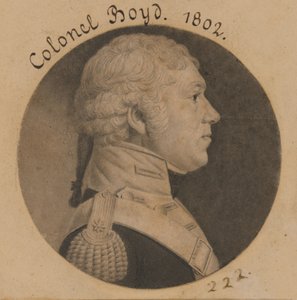 William Boyd door Charles Balthazar Julien Févret de Saint-Mémin