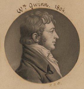 William Gwynn door Charles Balthazar Julien Févret de Saint-Mémin