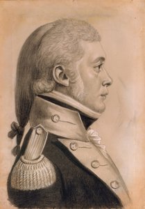Dyer Sharp Wynkoop, 1800 door Charles Balthazar Julien Févret de Saint Mémin
