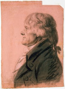 Portret van Thomas Jefferson door Charles Balthazar Julien Févret de Saint Mémin
