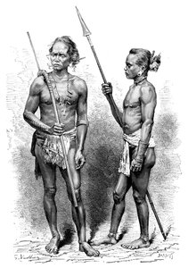 Moi volk, Indonesië, 1895 door Charles Barbant