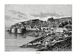 Ragusa, Sicilië, Italië, 1879 door Charles Barbant