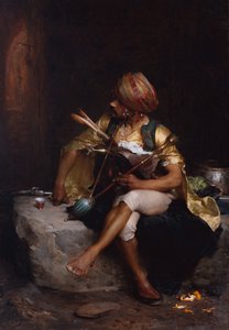 Een Bashi-Bazouk, 1875 door Charles Bargue