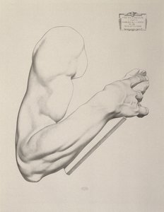 Impressie op grijs papier, 1868