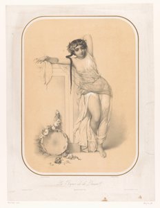 Venus voelt aan de pijlpunt van Cupido door Charles Bargue