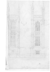 Tekening voor het Parlement, ca. 1836-40 door Charles Barry