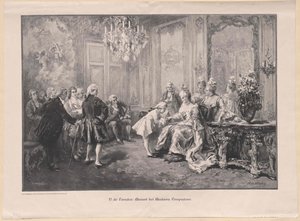 Mozart voor Madame Pompadour door Charles Baude