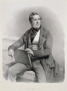 Portret van David Roberts, frontispice van Volume I van 