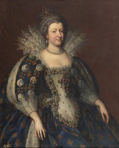 Portret van Marie de Médici 1575-1642, 1655