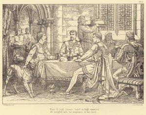 Illustratie voor Lara, Een Verhaal door Lord Byron door Charles Bell Birch