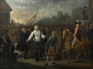 Lodewijk XVI voor het schavot