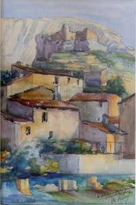 Chateau de Petrarque - Vaucluse door Charles Bernier