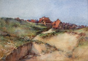 De duinen bij Le Touquet, ca. 1896 door Charles Bernier