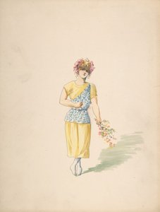 Kostuum voor een Jeugd in Geel en Blauw, n.d. door Charles Bianchini