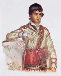 Mistipee, Zoon van Yoholo-Micco, illustratie uit 