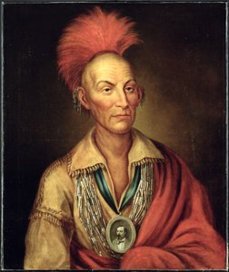 Portret van Black Hawk (1767-1838) door Homer Henderson