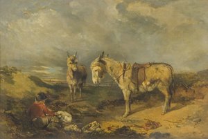 Twee Ezelinnen door Charles Branwhite