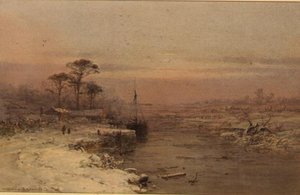 Wintermiddag, Warwick door Charles Branwhite