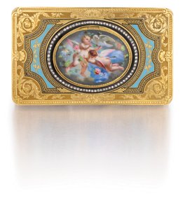 Zingende-vogel doos, c.1840
