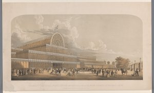 Gezicht op het Crystal Palace