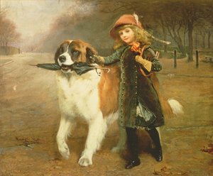 Op weg naar school, 1883