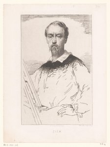 Portret van Félix François Georges Philibert Ziem