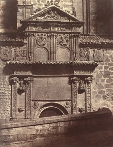 Portaal van het klooster van Sancti Spiritu, Salamanca, 1853