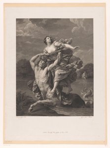 Ontvoering van Deianeira door Nessos door Charles Clément Bervic