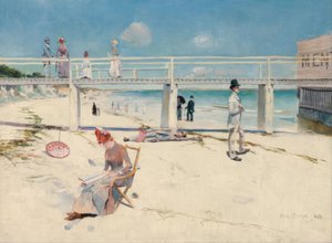 Een vakantie in Mentone door Charles Edward Conder