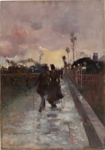 Naar huis (Het Grijs en Goud) door Charles Edward Conder