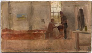 Impressionistenkamp door Charles Edward Conder