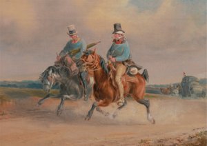 Een scène op de weg in Frankrijk