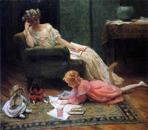 Het kind zien spelen, 1909