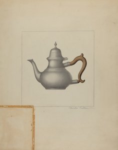 Pewter Theepot