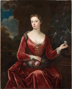 Portret van Mary Thynne, Lady Brooke (olieverfschilderij) door Charles D