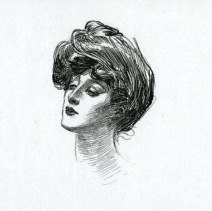 Een Gibson Meisje, c.1902