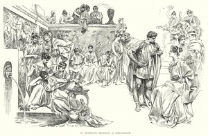 Een middagontvangst in Herculaneum door Charles Dana Gibson